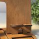 Desk organizer with interesting engraving as a gift for a man
