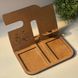 Desk organizer with interesting engraving as a gift for a man