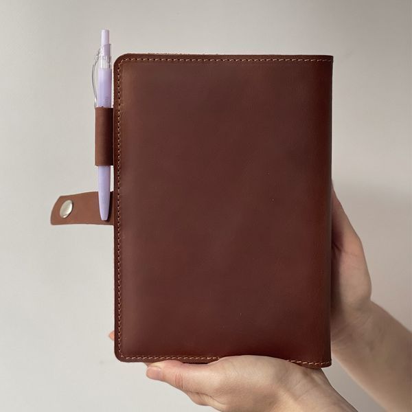 Leather cover for a military diary A5