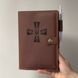 Leather cover for a military diary A5