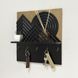 Designer key holder with shelf in original style