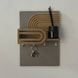 Designer wall key holder in trendy colors
