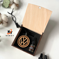 Flavor in a wooden box for a gift