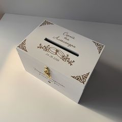 Шкатулка для денег и конвертов свадебная