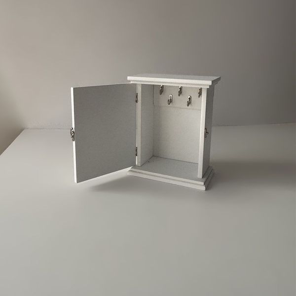 Key holder organizer with a door