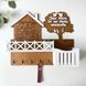 Wooden key holder with family rules English home