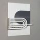 Designer key holder in grey and white