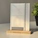 Acrylic photo frame with photo printing on a wooden stand for 2 photos