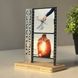 Acrylic photo frame with photo printing on a wooden stand for 2 photos