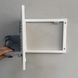 Designer key holder on the shield in white and gray