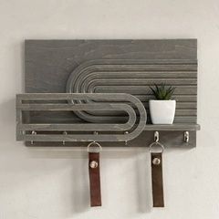 Designer key holder in art deco style