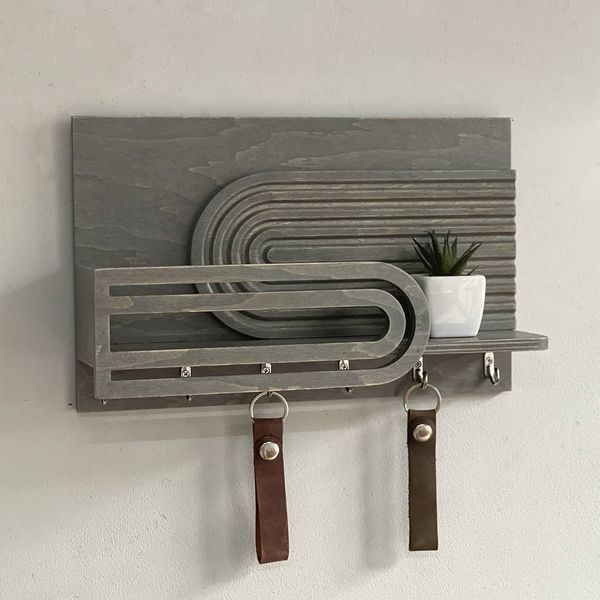 Designer key holder in art deco style