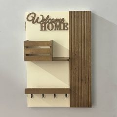 Designer key holder with overlays on the shield