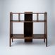 Wooden vinyl record rack