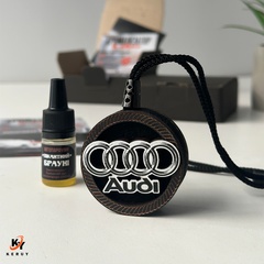Car perfume with the car brand "Audi"