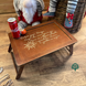 Раскладной стол из дерева на подарок с гравировкой фото 1