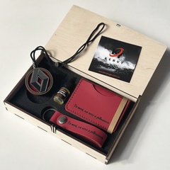 Set with car fragrance as a gift for dad