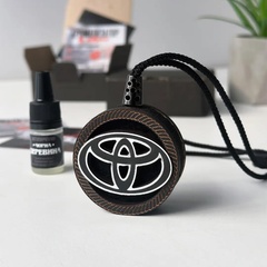 Car air freshener with car brand "Toyota"