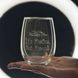 Wine glass with personal engraving