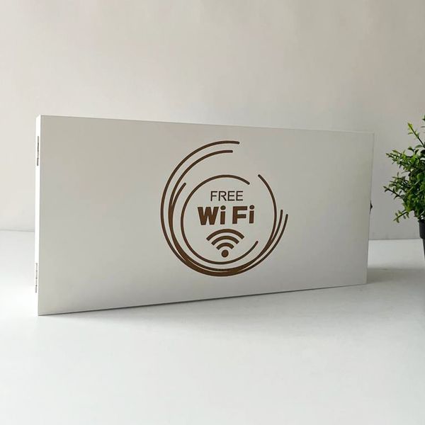 Полочка для роутера WI-FI с гравировкой