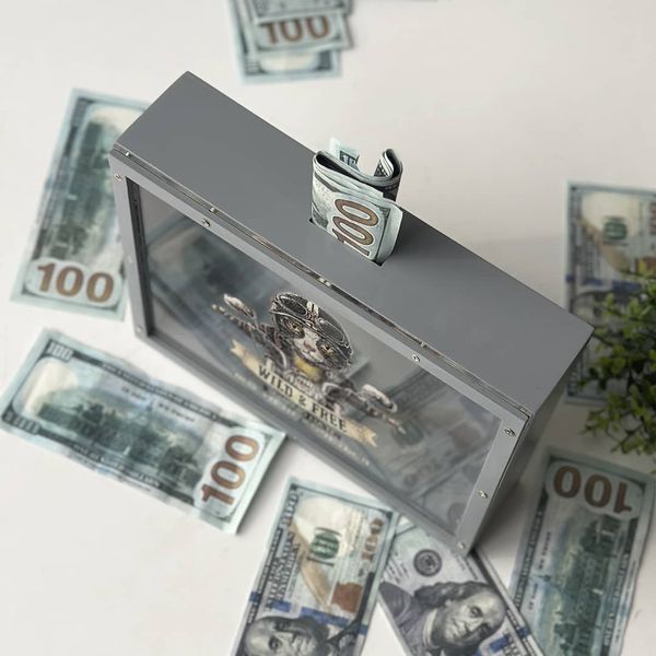 Money box with a men design