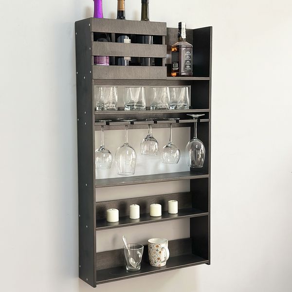 Mini bar for alcohol and Tower glasses