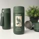 Thermal mug for a military man in green