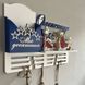 Personalized medal holder for karting for a boy