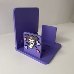 Purple book stand
