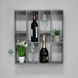 Wooden shelf for alcohol and decor Stella
