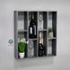 Wooden shelf for alcohol and decor Stella