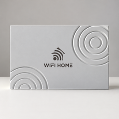 Полочка для роутера WI-FI с гравировкой домика