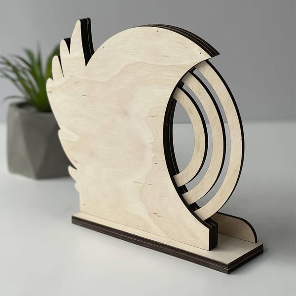 Eternal wooden calendar for a teacher in Polish