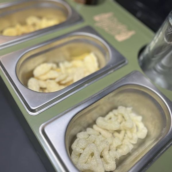 Beer and snack tray with interesting engraving