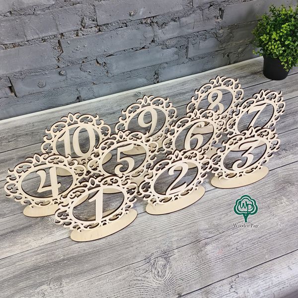 Table numbers for weddings