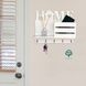 Wall-mounted wooden key holder with hooks HOME modern