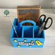 Bright pencil holder with a name as a gift for a schoolchild