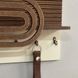 Designer key holder with shelf in interesting colors