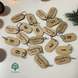 Дерев'яні брелоки для ключів з логотипом під замовлення фото 2