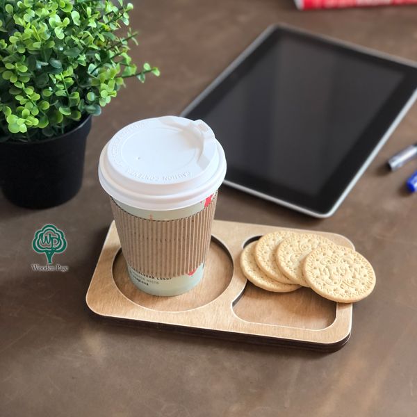 Hot stand made of plywood, gift for a colleague or girlfriend