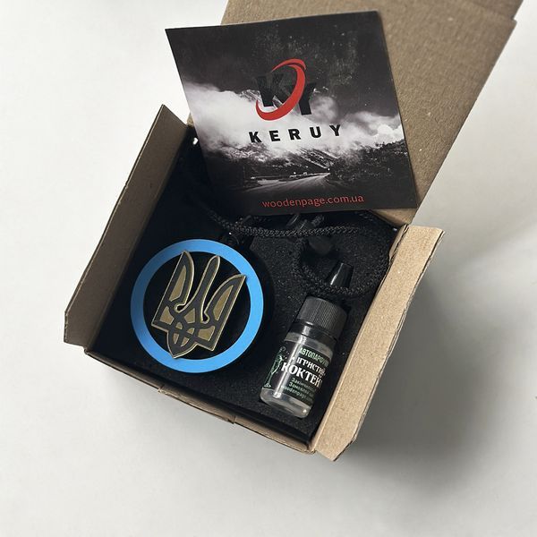 Car air freshener with a military coat of arms