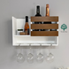 Wall shelf for storing wine and glasses Lounge