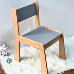 Большой деревянный детский стульчик