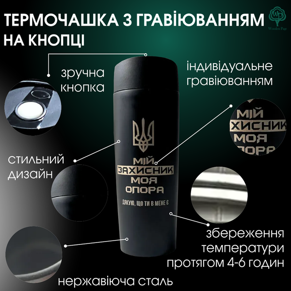 Термокружка на подарок любимому с мотивационными фразами Термокружка на подарок любимому с мотивационными фразами