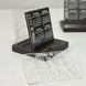 Desk calendar with acrylic inserts with your logo