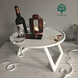 Wine table with engraving as a gift for a boyfriend
