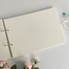 Personalized wedding album for guests' wishes